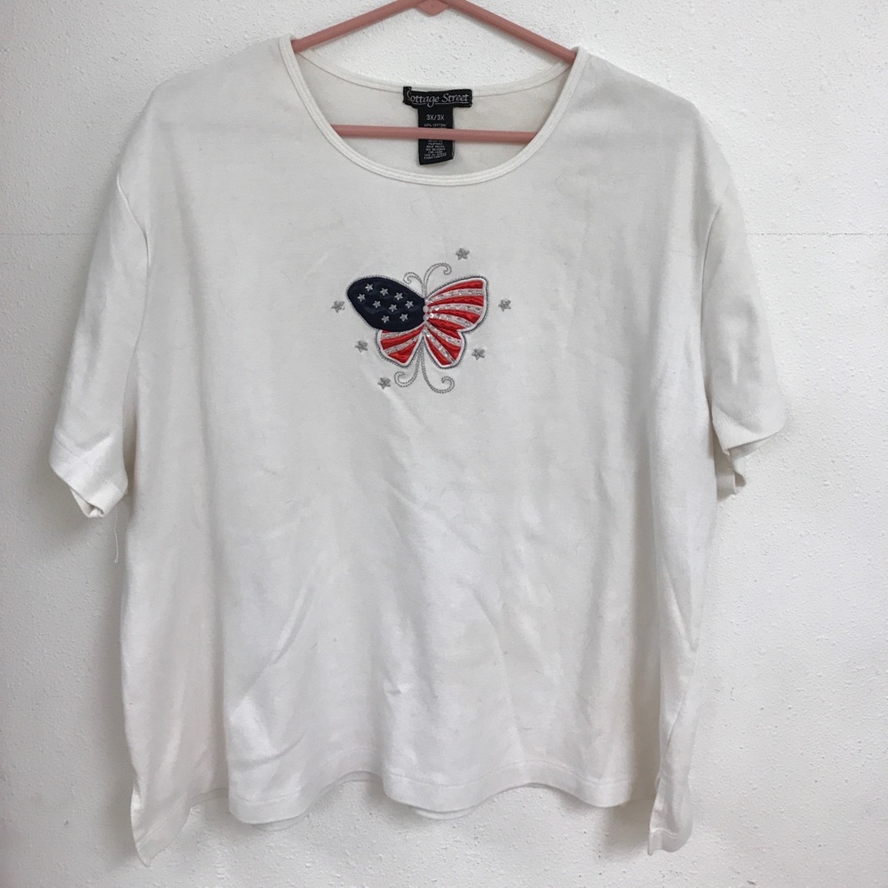 Ladies 3X Patriotic T-shirt.  A5